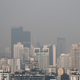 The skyline is seen through polluted air in Bangkok on Jan. 21.